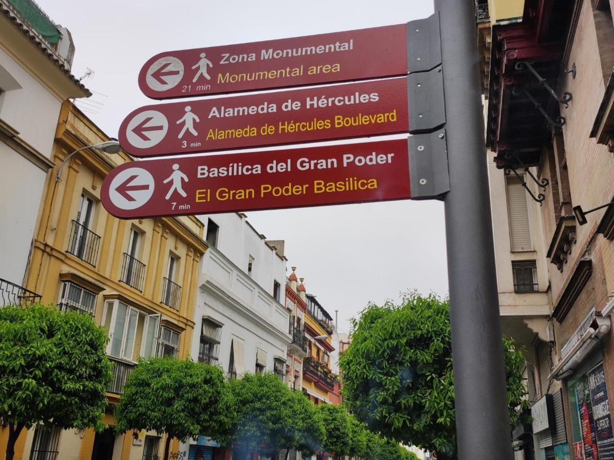 Estudio Rufina.Tranquilidad ,Alameda De Hercules! Sevilla Bagian luar foto
